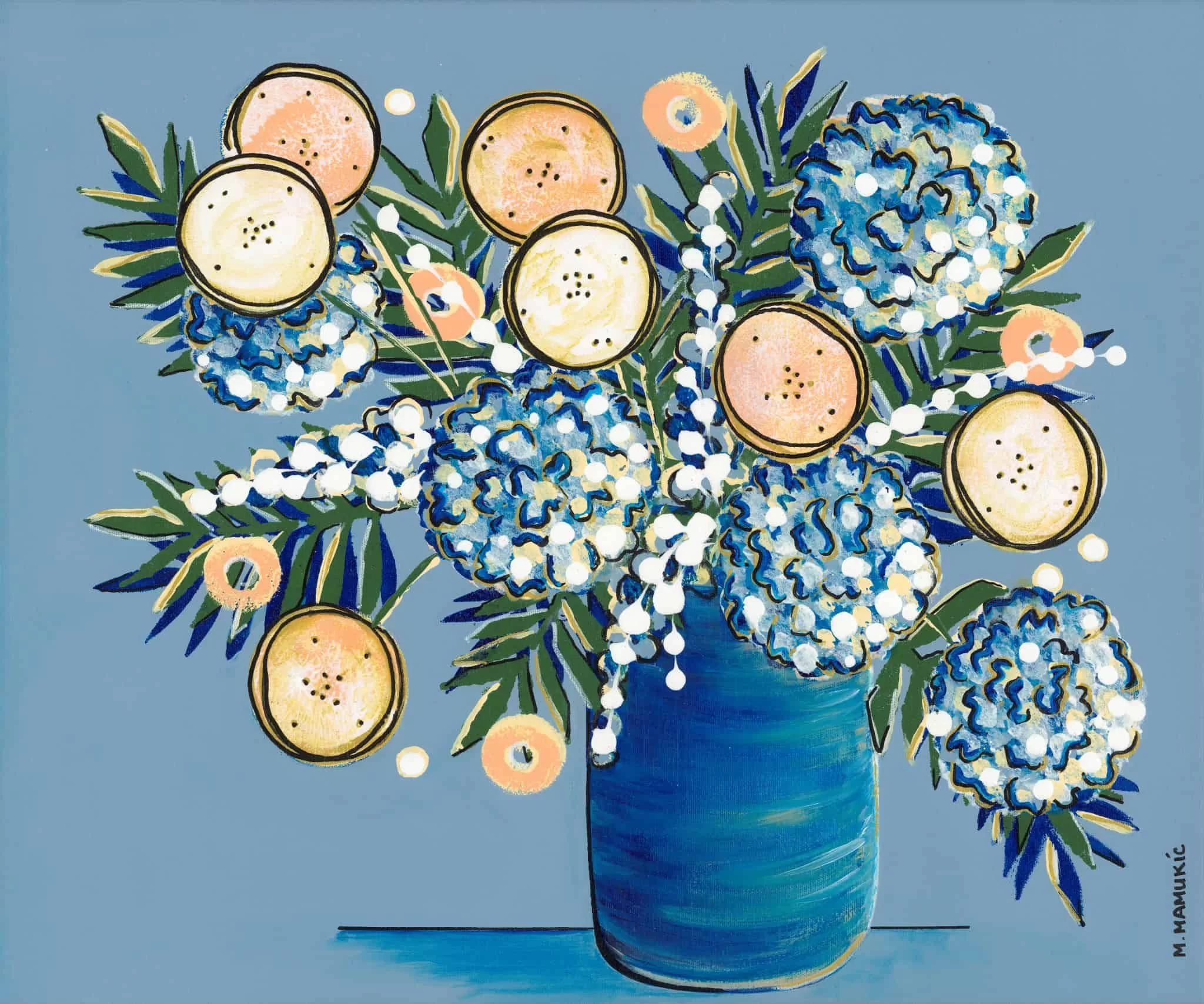 Floral Fun Originals – I’ve got the blues