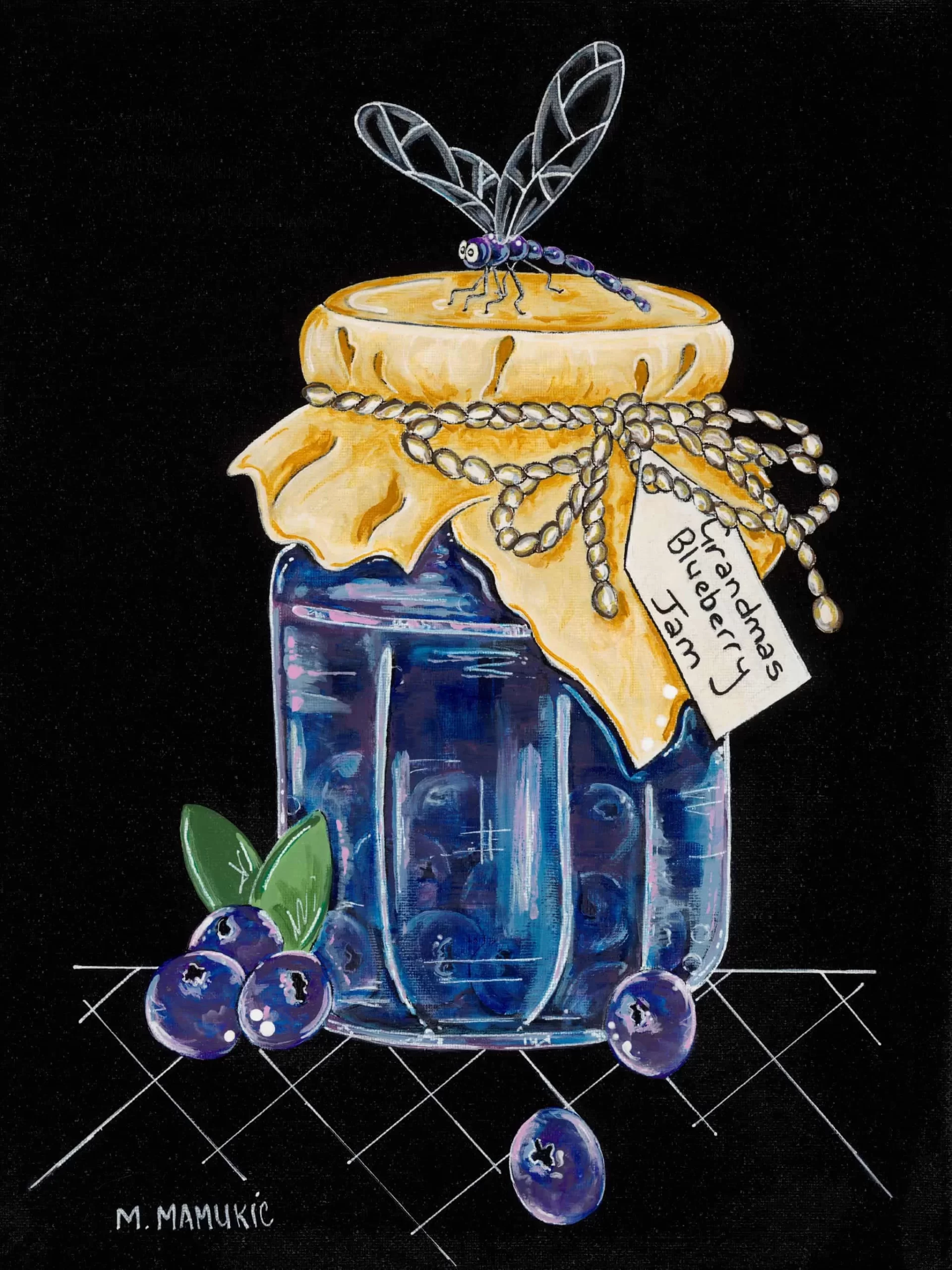 Kitchen Art – Grandma’s Blueberry jam