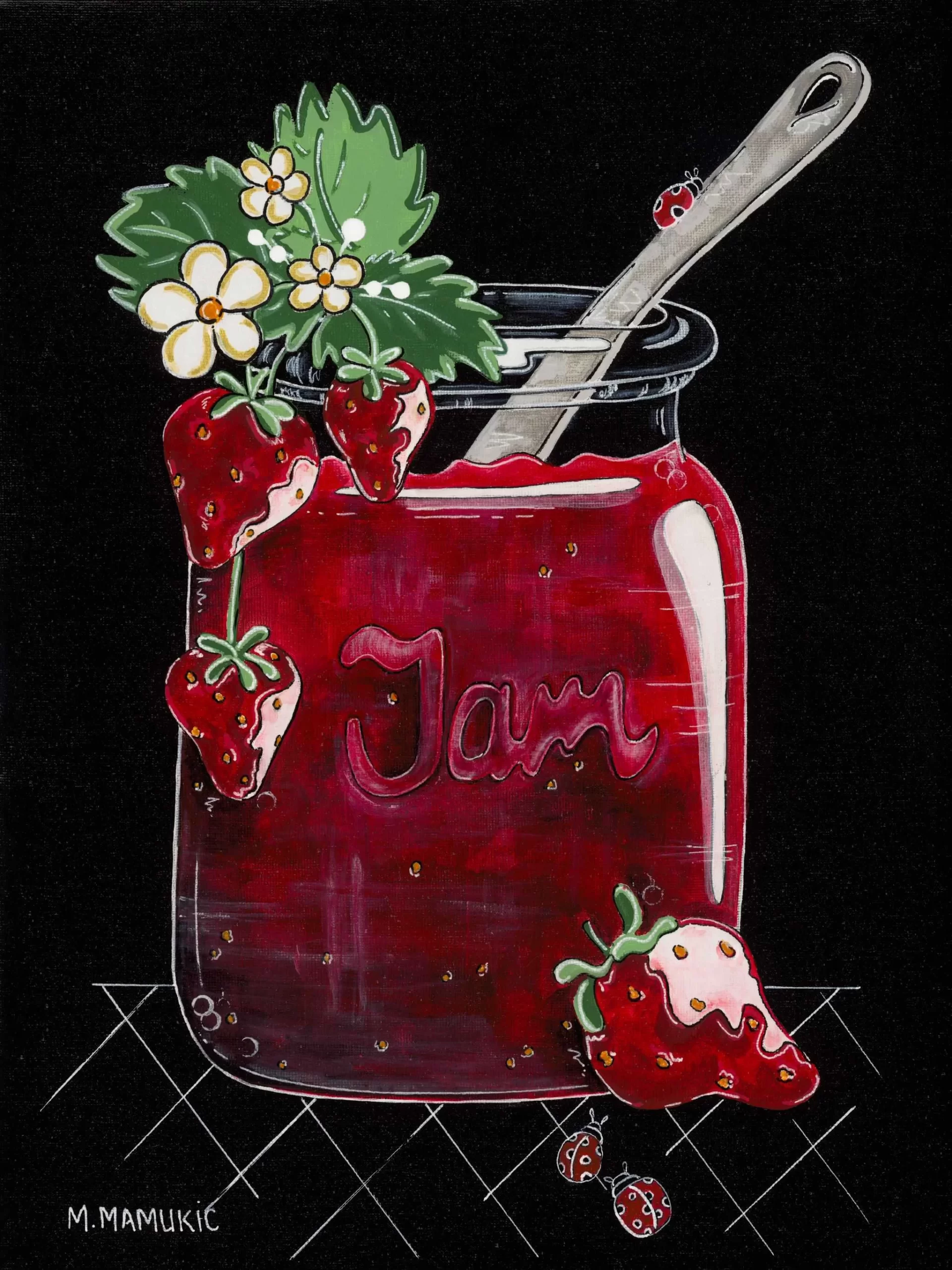 Kitchen Art – Homemade Strawberry jam